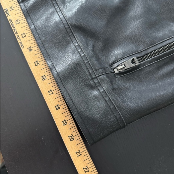 Guess Men's Black Moto Biker style Jacket…M - Picture 4 of 15